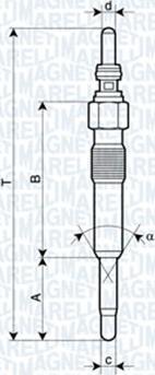 Magneti Marelli 060900020606 - Hehkutulppa inparts.fi