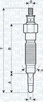 Magneti Marelli 060900190606 - Hehkutulppa inparts.fi