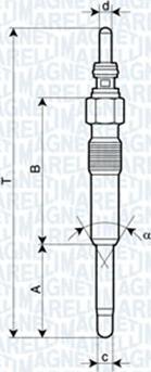 Magneti Marelli 060900140606 - Hehkutulppa inparts.fi