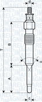 Magneti Marelli 060900170606 - Hehkutulppa inparts.fi