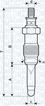 Magneti Marelli 060900370606 - Hehkutulppa inparts.fi