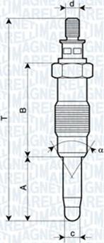 Magneti Marelli 060900290606 - Hehkutulppa inparts.fi