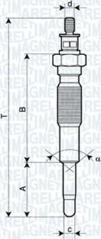 Magneti Marelli 060900240606 - Hehkutulppa inparts.fi