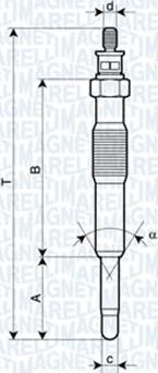 Magneti Marelli 060900250606 - Hehkutulppa inparts.fi