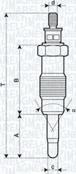 Magneti Marelli 060900700606 - Hehkutulppa inparts.fi