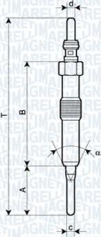 Magneti Marelli 060900780606 - Hehkutulppa inparts.fi