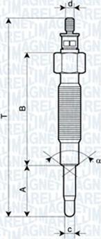 Magneti Marelli 060900770606 - Hehkutulppa inparts.fi