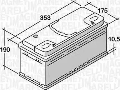 Magneti Marelli 068092076010 - Käynnistysakku inparts.fi