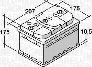 Magneti Marelli 068050051530 - Käynnistysakku inparts.fi