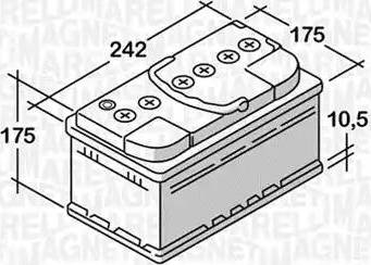 Magneti Marelli 068050051030 - Käynnistysakku inparts.fi