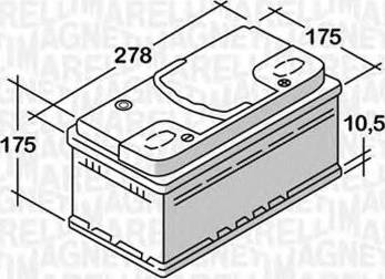 Magneti Marelli 068065054030 - Käynnistysakku inparts.fi