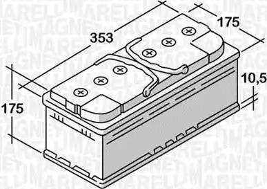 Magneti Marelli 068085072030 - Käynnistysakku inparts.fi