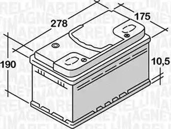 Magneti Marelli 068074068010 - Käynnistysakku inparts.fi