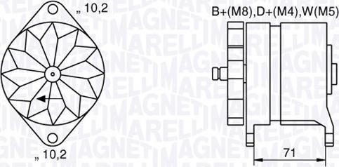 Magneti Marelli 063534681240 - Laturi inparts.fi