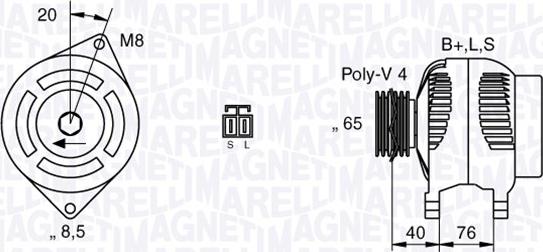 Magneti Marelli 063532623010 - Laturi inparts.fi