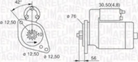 Magneti Marelli 063521230120 - Käynnistinmoottori inparts.fi