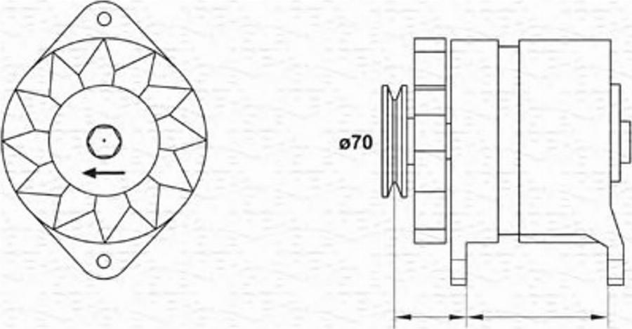 Magneti Marelli 063321087010 - Laturi inparts.fi