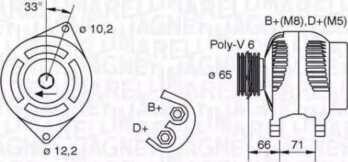 Magneti Marelli 063321391010 - Laturi inparts.fi