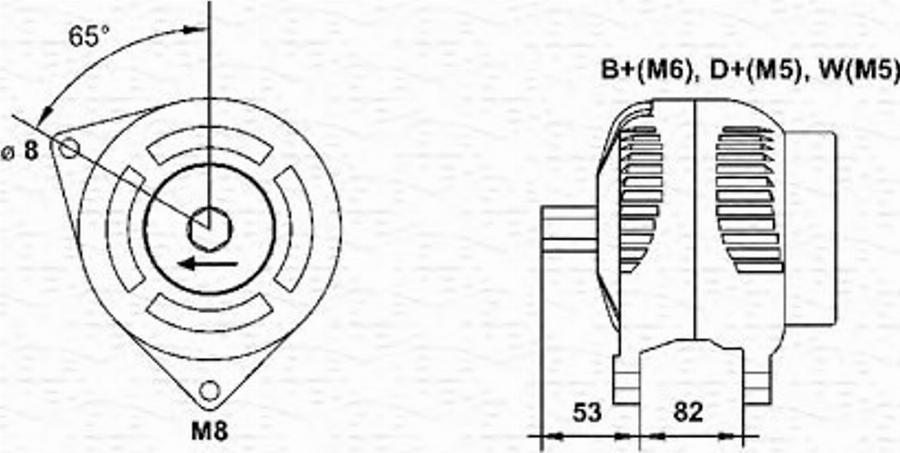 Magneti Marelli 063377464010 - Laturi inparts.fi