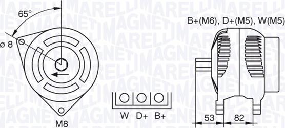 Magneti Marelli 063377461010 - Laturi inparts.fi