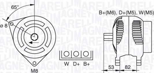 Magneti Marelli 063377463010 - Laturi inparts.fi