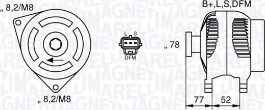 Magneti Marelli 063377418010 - Laturi inparts.fi