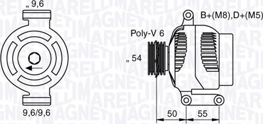 Magneti Marelli 063377024010 - Laturi inparts.fi