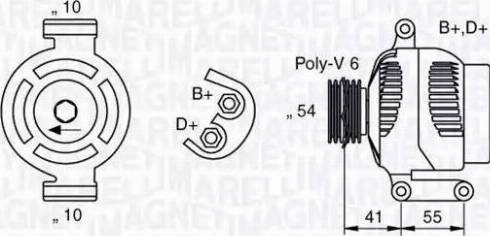 Magneti Marelli 063377025010 - Laturi inparts.fi