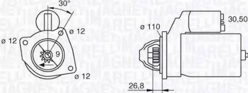 Magneti Marelli 063217148010 - Käynnistinmoottori inparts.fi