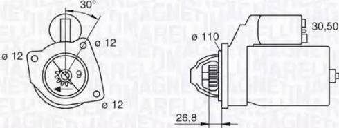 Magneti Marelli 063217410010 - Käynnistinmoottori inparts.fi