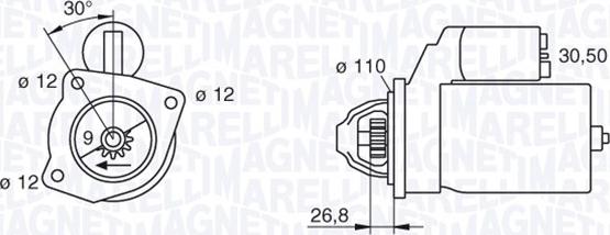 Magneti Marelli 063217154010 - Käynnistinmoottori inparts.fi