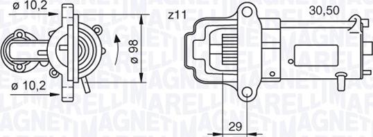 Magneti Marelli 063280023010 - Käynnistinmoottori inparts.fi