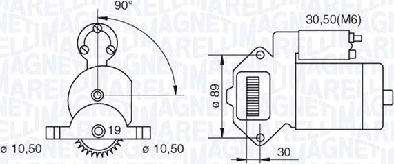 Magneti Marelli 063280022010 - Käynnistinmoottori inparts.fi