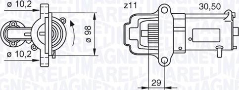 Magneti Marelli 063280027010 - Käynnistinmoottori inparts.fi