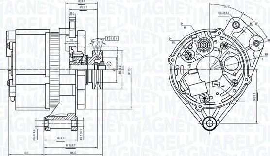 Magneti Marelli 063739061010 - Laturi inparts.fi