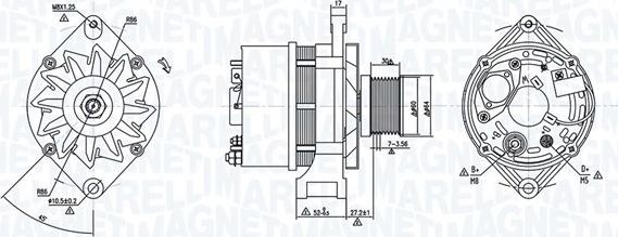 Magneti Marelli 063735605010 - Laturi inparts.fi