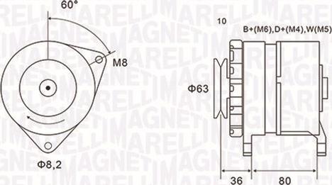 Magneti Marelli 063735060010 - Laturi inparts.fi