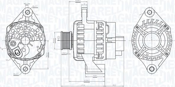 Magneti Marelli 063736094010 - Laturi inparts.fi