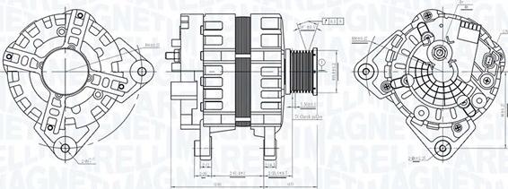 Magneti Marelli 063736095010 - Laturi inparts.fi