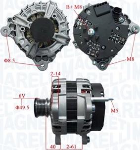 Magneti Marelli 063736195010 - Laturi inparts.fi