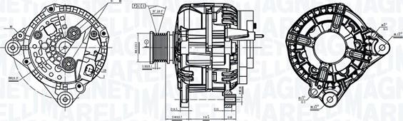 Magneti Marelli 063736359010 - Laturi inparts.fi