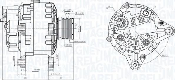 Magneti Marelli 063736363010 - Laturi inparts.fi