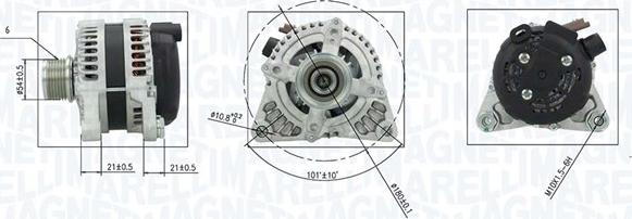 Magneti Marelli 063736372010 - Laturi inparts.fi