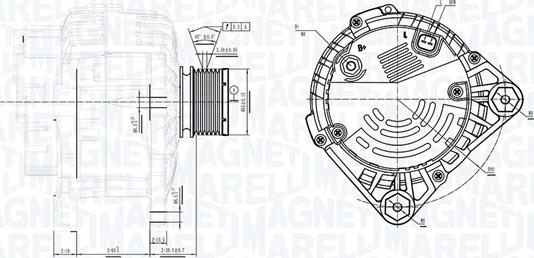 Magneti Marelli 063736234010 - Laturi inparts.fi