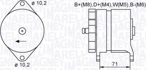 Magneti Marelli 063730032010 - Laturi inparts.fi