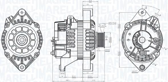 Magneti Marelli 063730861010 - Laturi inparts.fi