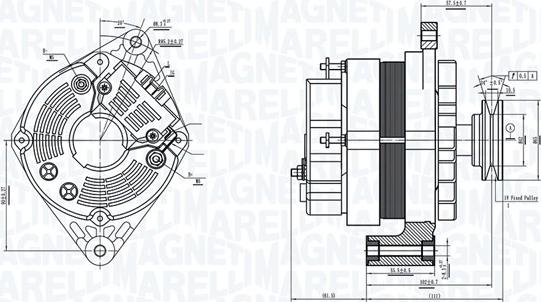 Magneti Marelli 063730375010 - Laturi inparts.fi