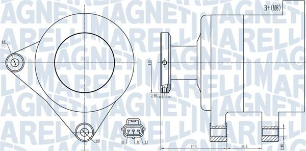 Magneti Marelli 063731999010 - Laturi inparts.fi