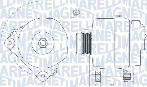 Magneti Marelli 063731992010 - Laturi inparts.fi