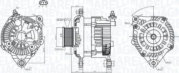 Magneti Marelli 063731946010 - Laturi inparts.fi